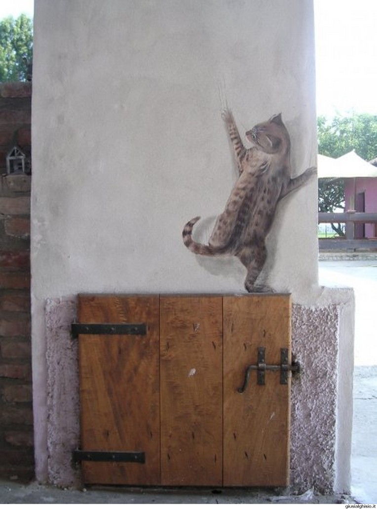 Trompe loeil giusi alghisio Dipinti su muro